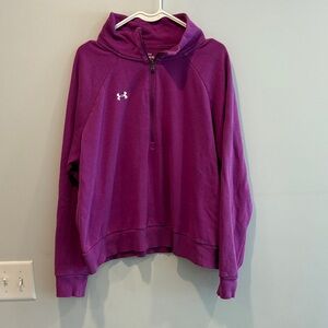 Under Armour Rich Purple Half-Zip Hoodie